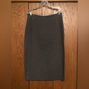 Kosher Casual Heather Grey Pencil Skirt